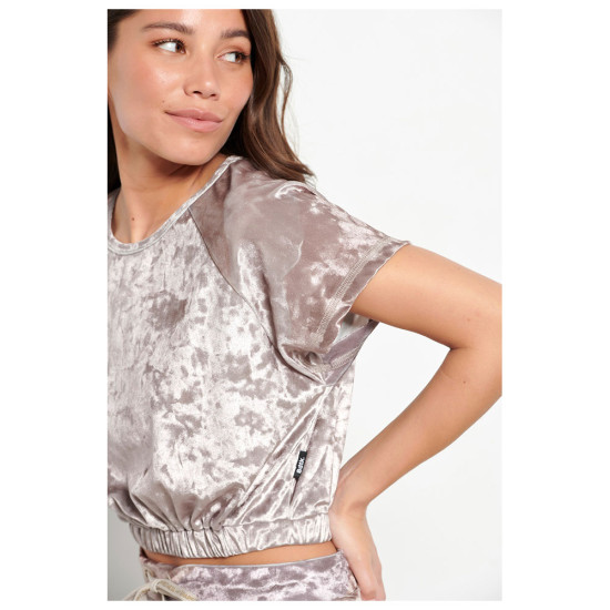 Bodytalk Γυναικεία κοντομάνικη μπλούζα Cropped